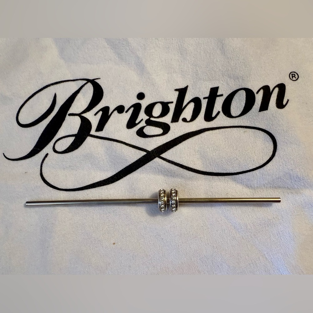 Brighton Silver Plated and Crystal Charm Stoppers